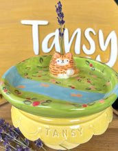 Load image into Gallery viewer, large Meadow Kitteh Trinket Dish
