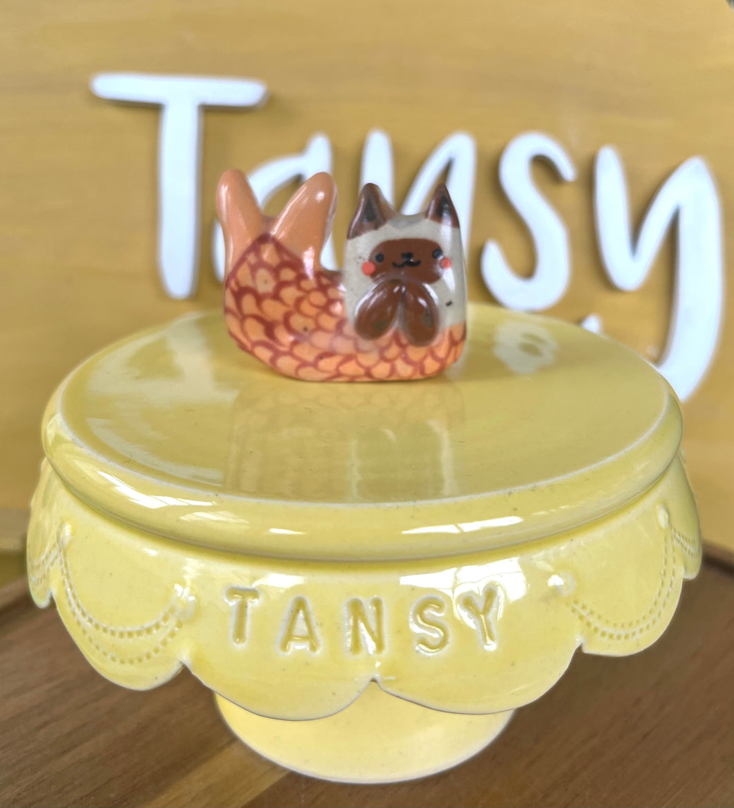 Ceramic Trinket Kitteh