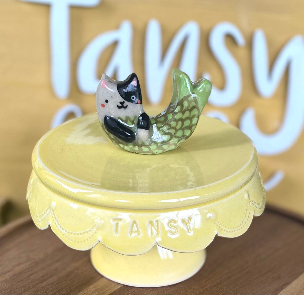 Ceramic Trinket Kitteh