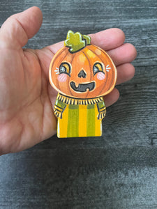 vintage pumpkin friend
