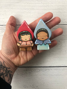 Rosie and Iris the Gnome Set