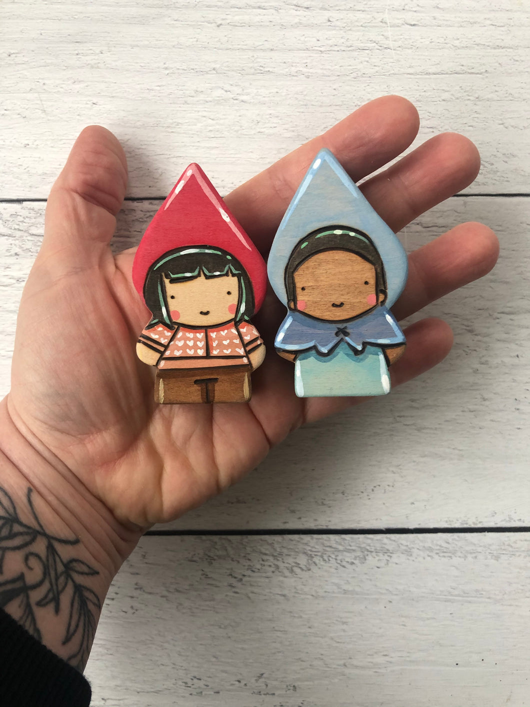 Rosie and Iris the Gnome Set